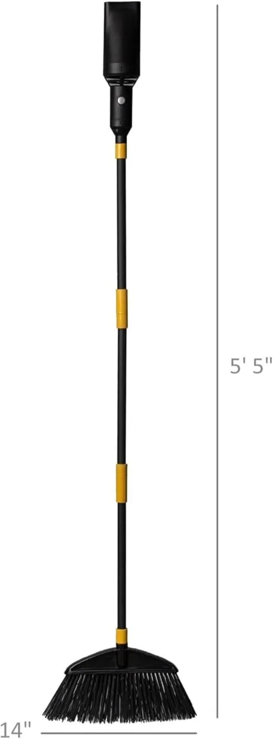 🧹 2-in-1 Broom & Blower – No More Yard Mess