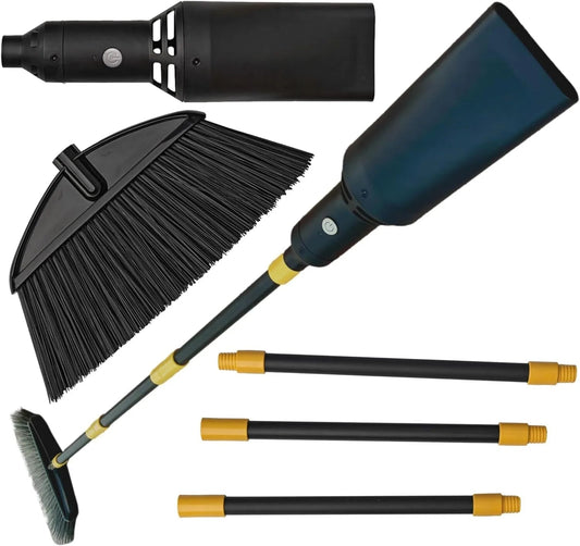 🧹 2-in-1 Broom & Blower – No More Yard Mess